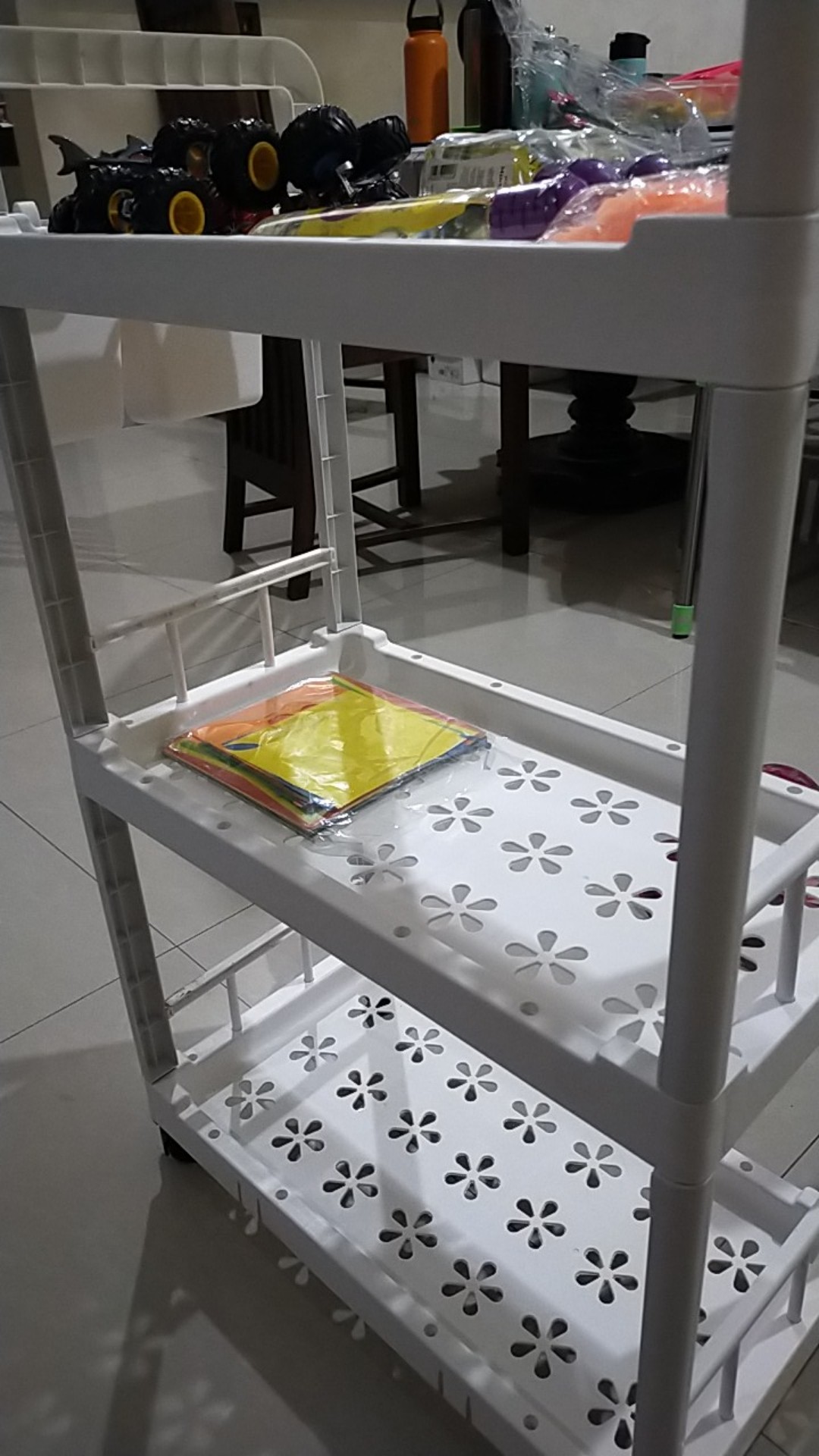 Rak Dapur Troli Rak 3 Susun Rak Kamar Mandi Dengan Roda