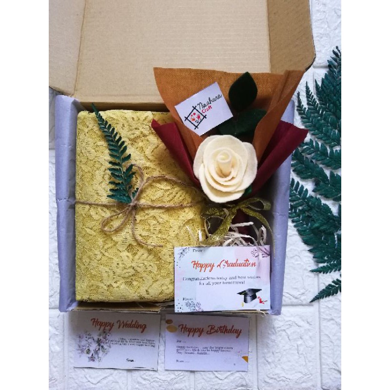 Hampers kain brokat kado nikahan broklat timbul hampers wisuda kado universary