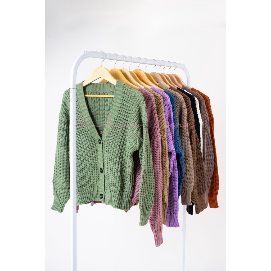 NARRA CARDIGAN  RAJUT PREMIUM TEBAL 3 GET