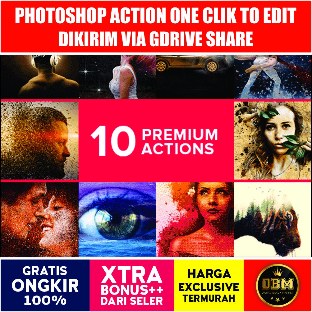 Mega Action Bundle Wall Low - Photoshop Action