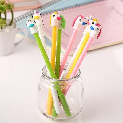 【TERSEDIA &amp; COD】[Sup On Place] Pen Gel Tale Dongeng Unicorn 4 Warna