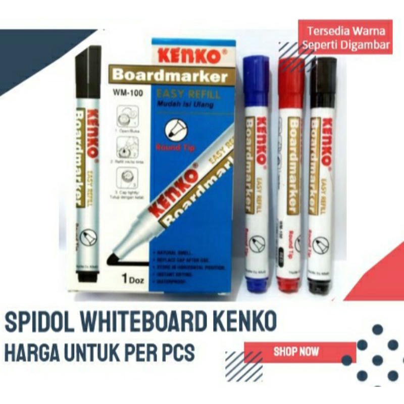 

SPIDOL WHITEBOARD / WHITE BOARD MARKER KENKO