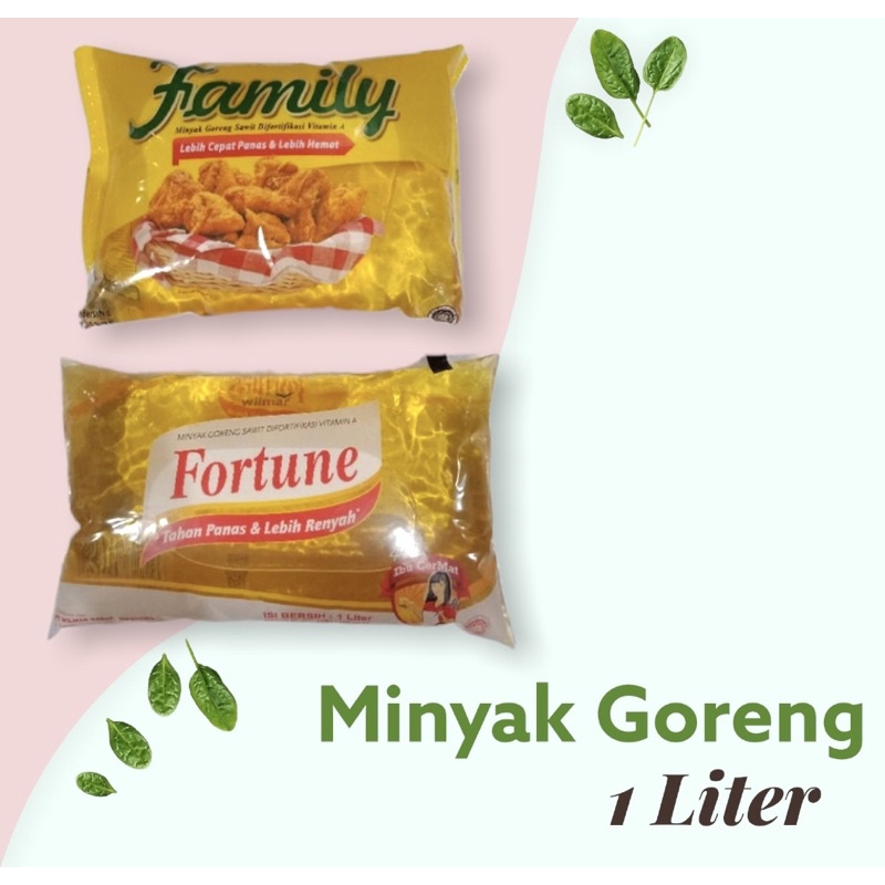 Minyak Goreng 1 Liter Fortune Family Bimoly Sania Sovia Filma