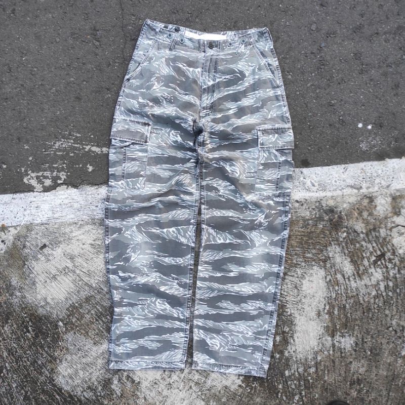 CELANA TROUSER CARGO TACTICAL HUNTING ARMY TIGER STRIPE DORENG CAMO M65 M51