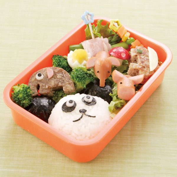 KAI Chuboos Cetakan Bento Sosis / Sausage Cutter - Motif Animals / Binatang - Made in Japan - FG5162