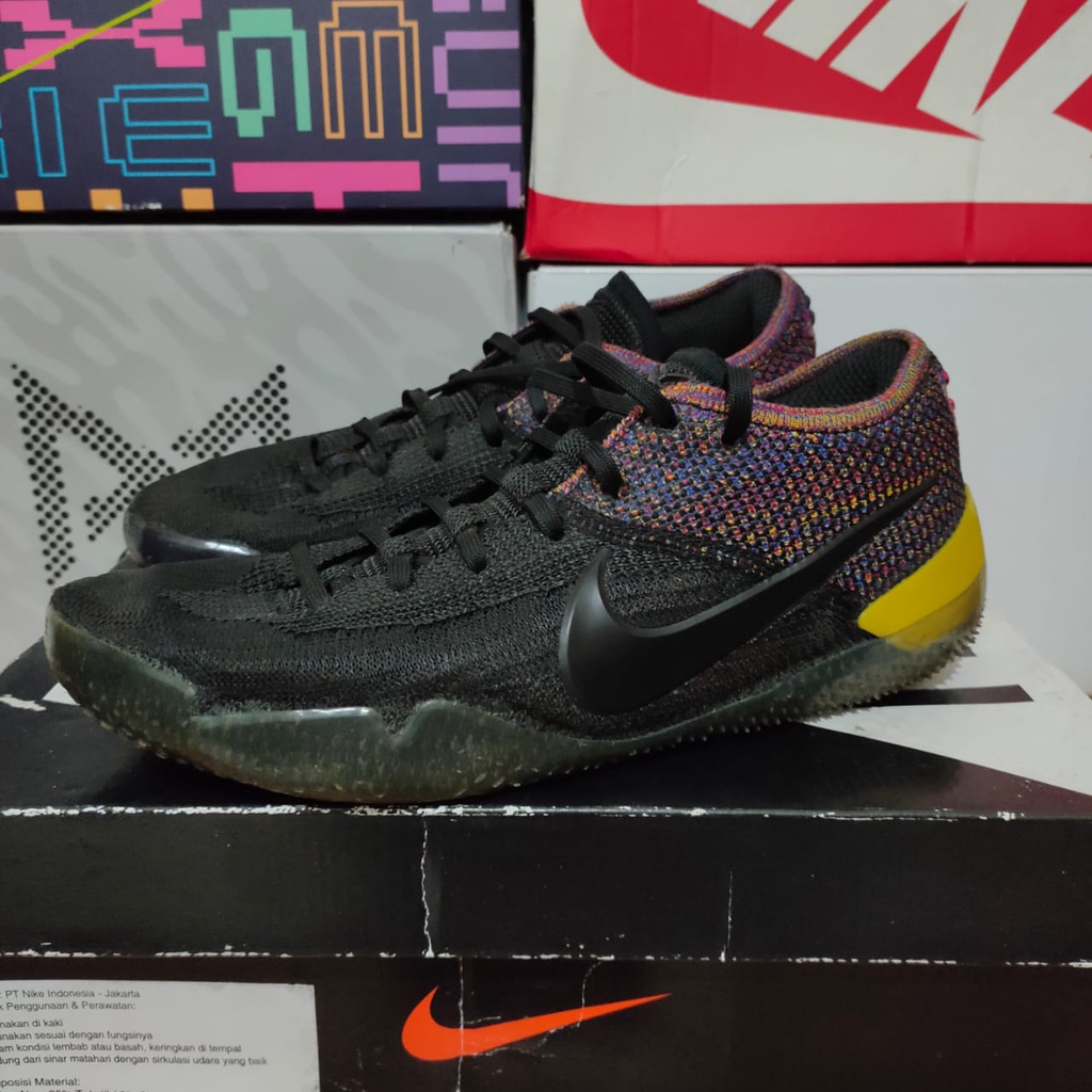 Preloved Sepatu Basket Nike Kobe AD NXT 360 Black Multicolor Original