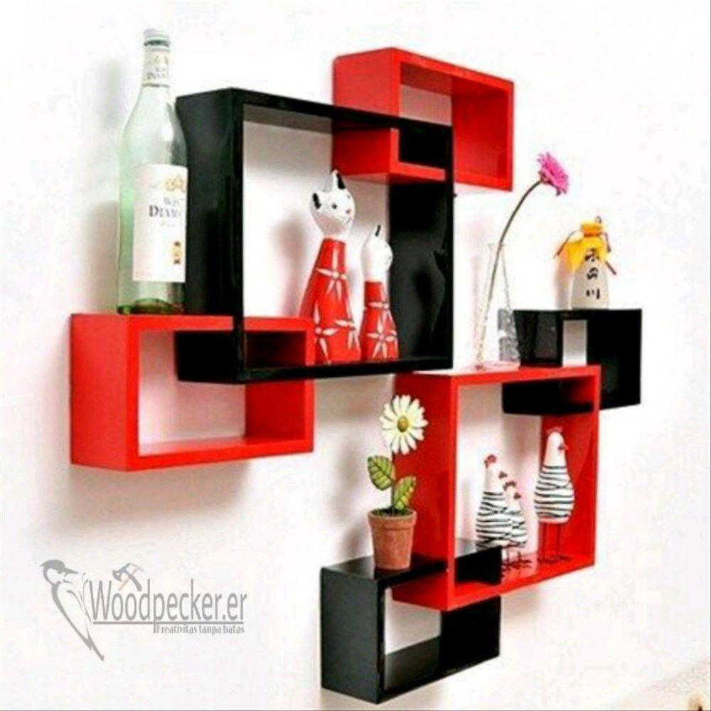 Rak Dinding Minimalis 3 Kotak Terbaik