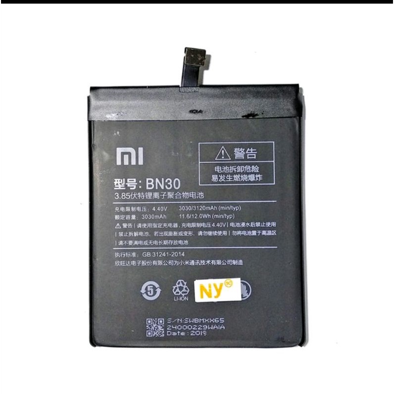 Baterai Xiaomi  Redmi 4A bn30 Baterai Xiaomi Redmi 4A