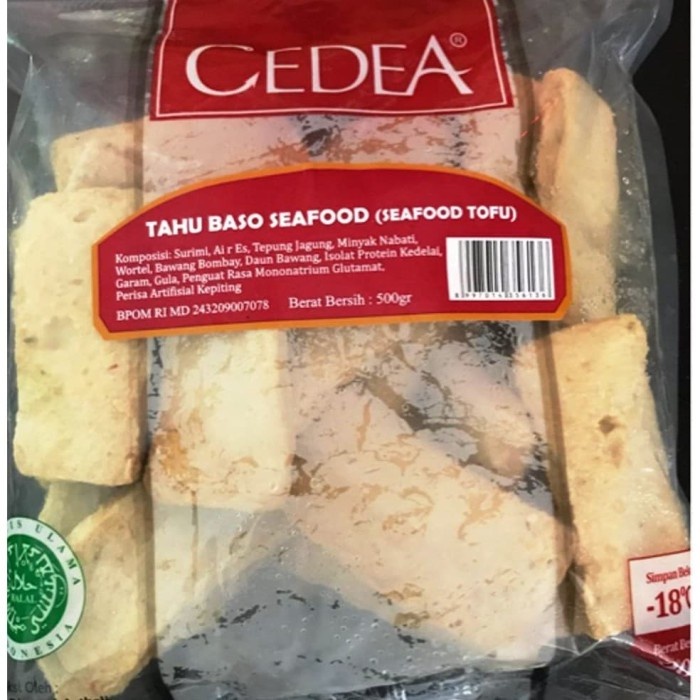 

Cedea Tahu Bakso seafood/Seafood Tofu 500gr