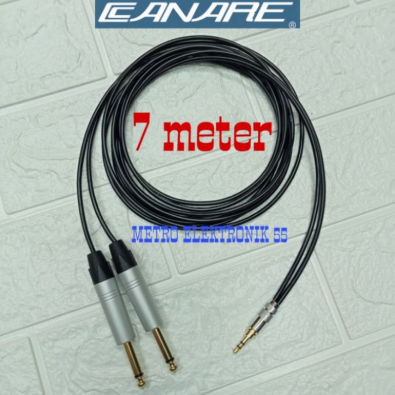 Kabel Canare Kecil Jack 2 Akai To Mini Stereo 3.5 Mm.7 Meter