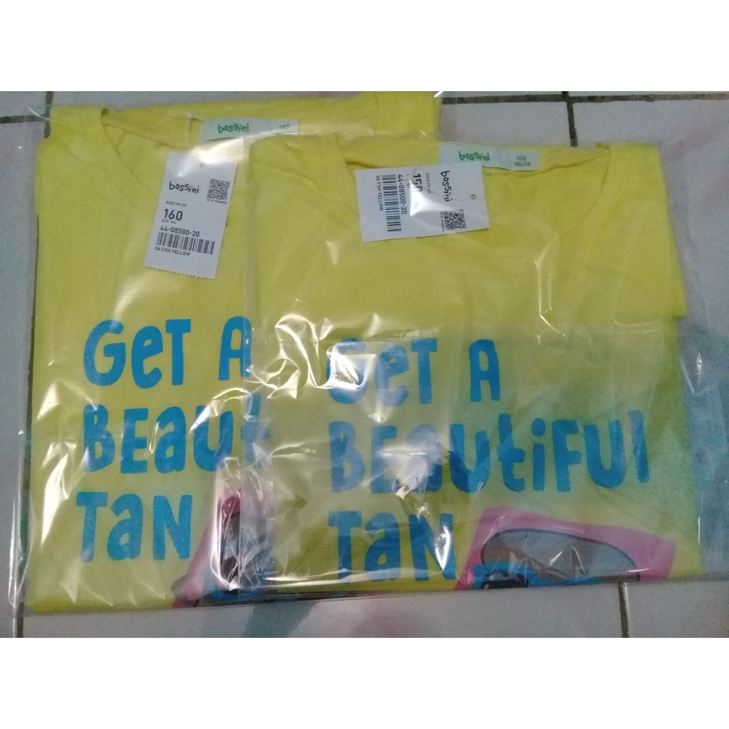 Bossini Tshirt original Kuning
