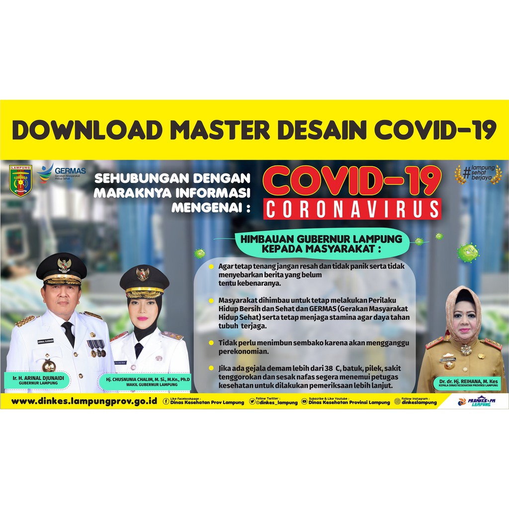 Spanduk Corona / Spanduk Covid-19 / Spanduk Covid / Spanduk Murah / 1 Hari Jadi / Spanduk Banner