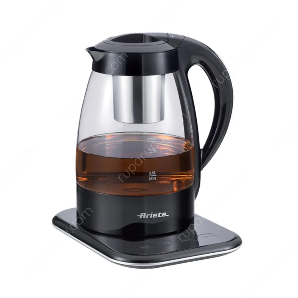 Ariete Teko listrik pemanas air kettle kaca electric teh kopi