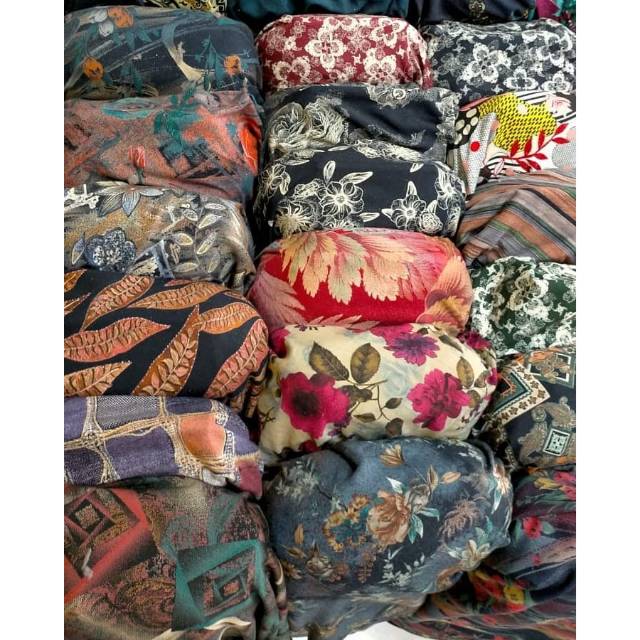 Kain Santung Korea Banyak Motif