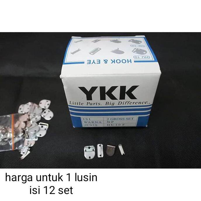 

kancing kait ykk 1 lusin isi 12 biji high quality / Alat jahit / kebutuhan menjahit / toko perlengkapan menjahit / alat mesin jahit / suku cadang mesin jahit / peralatan mesin jahit / aksesoris jahit / menjahit / perlengkapan jahit lengkap
