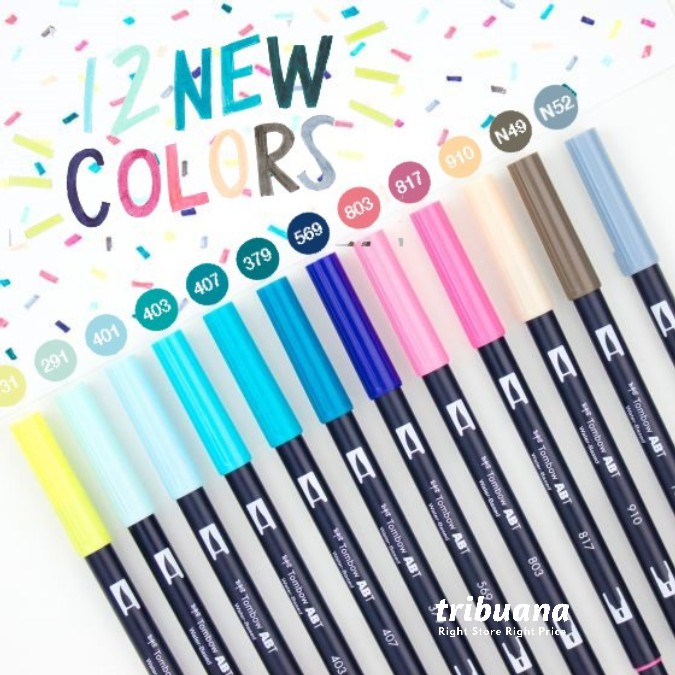 

Tombow ABT Dual Brush Pen New Colors Satuan