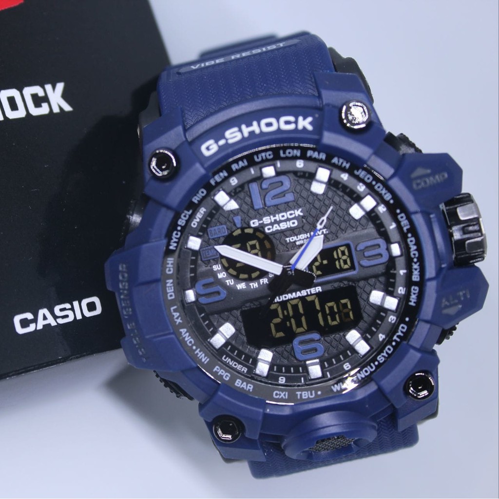 JAM TANGAN PRIA G SHOCK GWG 1000 BLUE Termurah dan Terbaik