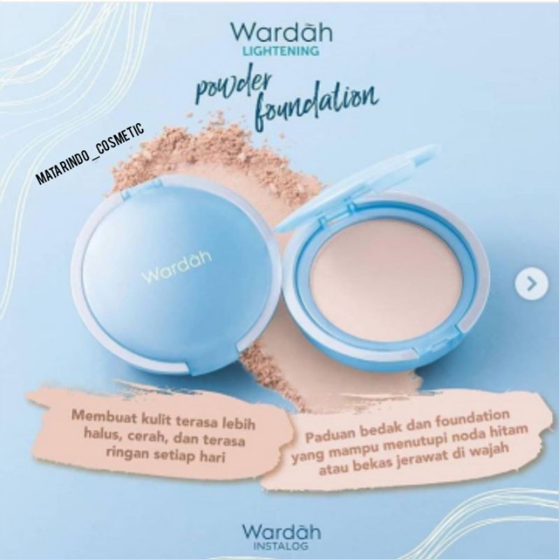 Wardah Lightening Powder Foundation (Two Way cake FULL CASE)