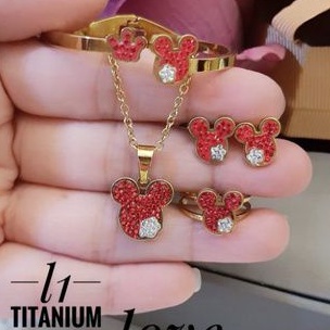 Titanium Set Perhiasan Anak E615