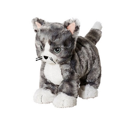 LILPLUTT Boneka kucing abu-abu putih