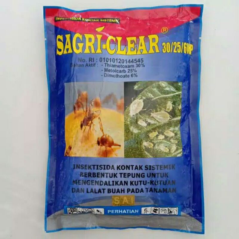 Insektisida Sagri Clear 30/25/6 WP @ 100gr --Rizqijayatani-