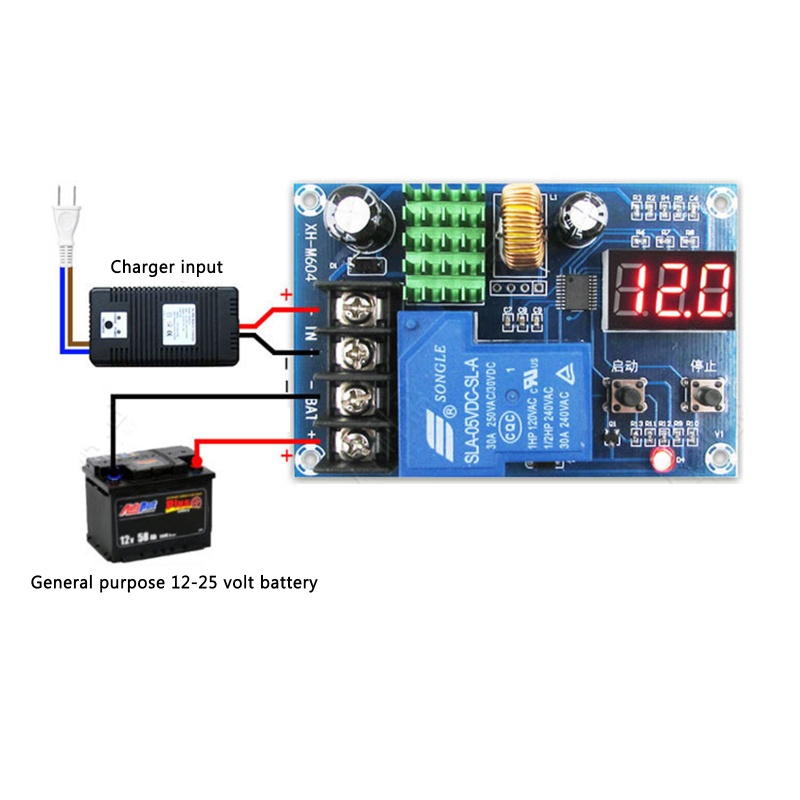 Btsg XH-M604 Modul Pengisian Dengan Untuk Perlindungan Lithium Charging Boa