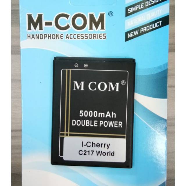 Battery Batre Baterai Double Power Mcom i-Cherry iCherry C217 Wold