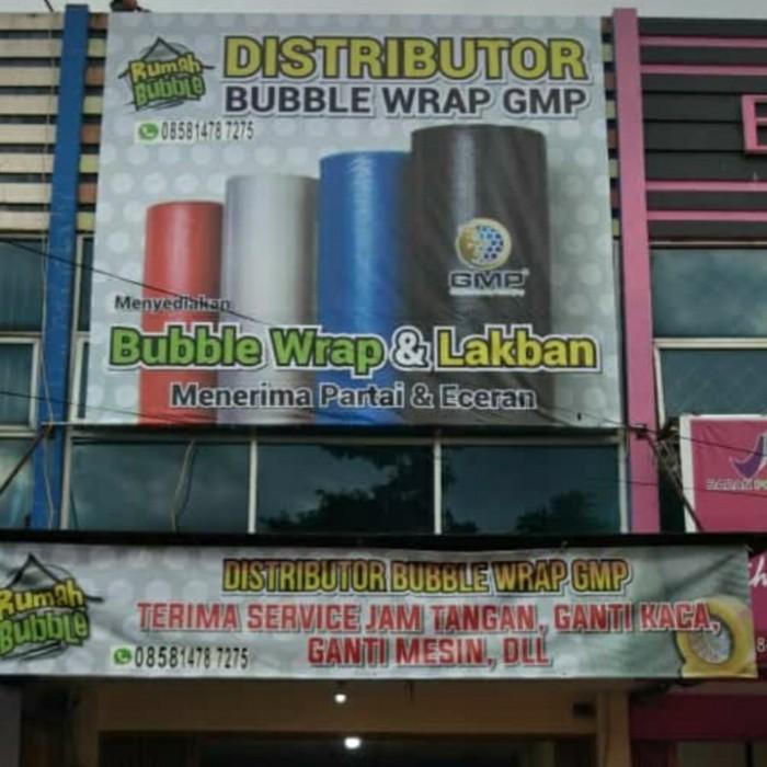 

BUBBLE WRAP MURAH warna PUTIH GMP BIRU 125CM x 50 MEter Berat 3kg