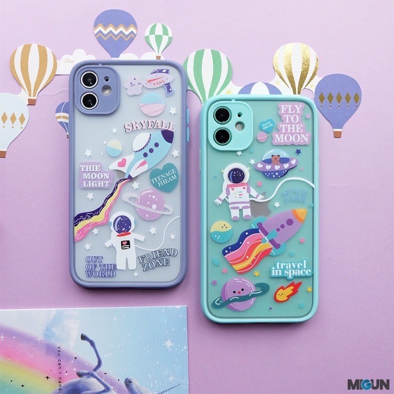 ASTRONAUT CASE for OPPO &amp; REALME - A5S A7 A12 A3S A54 A1K A15 RENO4F A5 A9 5 5i C17 7i C3 C11 C12 C15