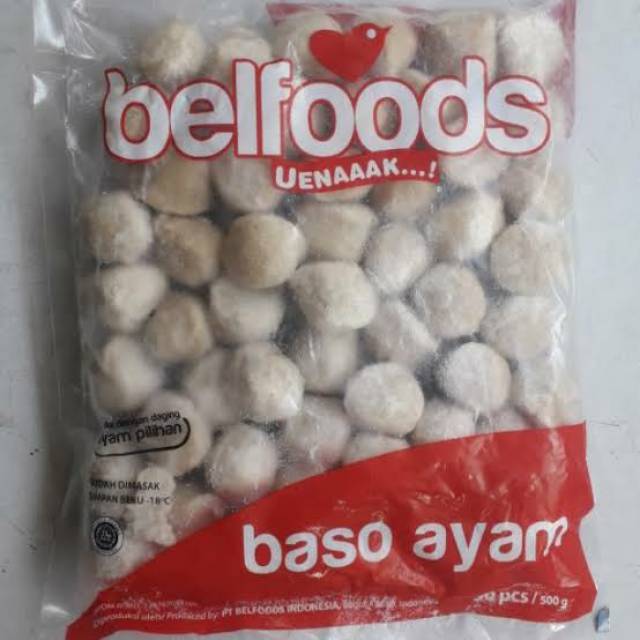 Jual Belfoods Bakso Ayam 500gr Shopee Indonesia