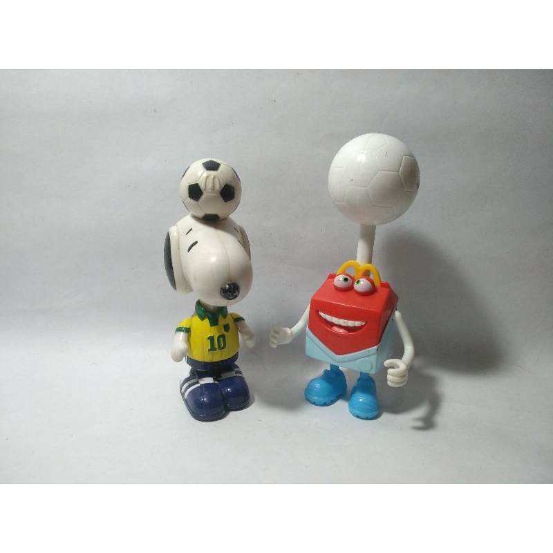 Maskot Soccer Football Sepakbola Sepak Bola Snoopy Brazil World Cup Piala Dunia Pildun Happy Meal Mc