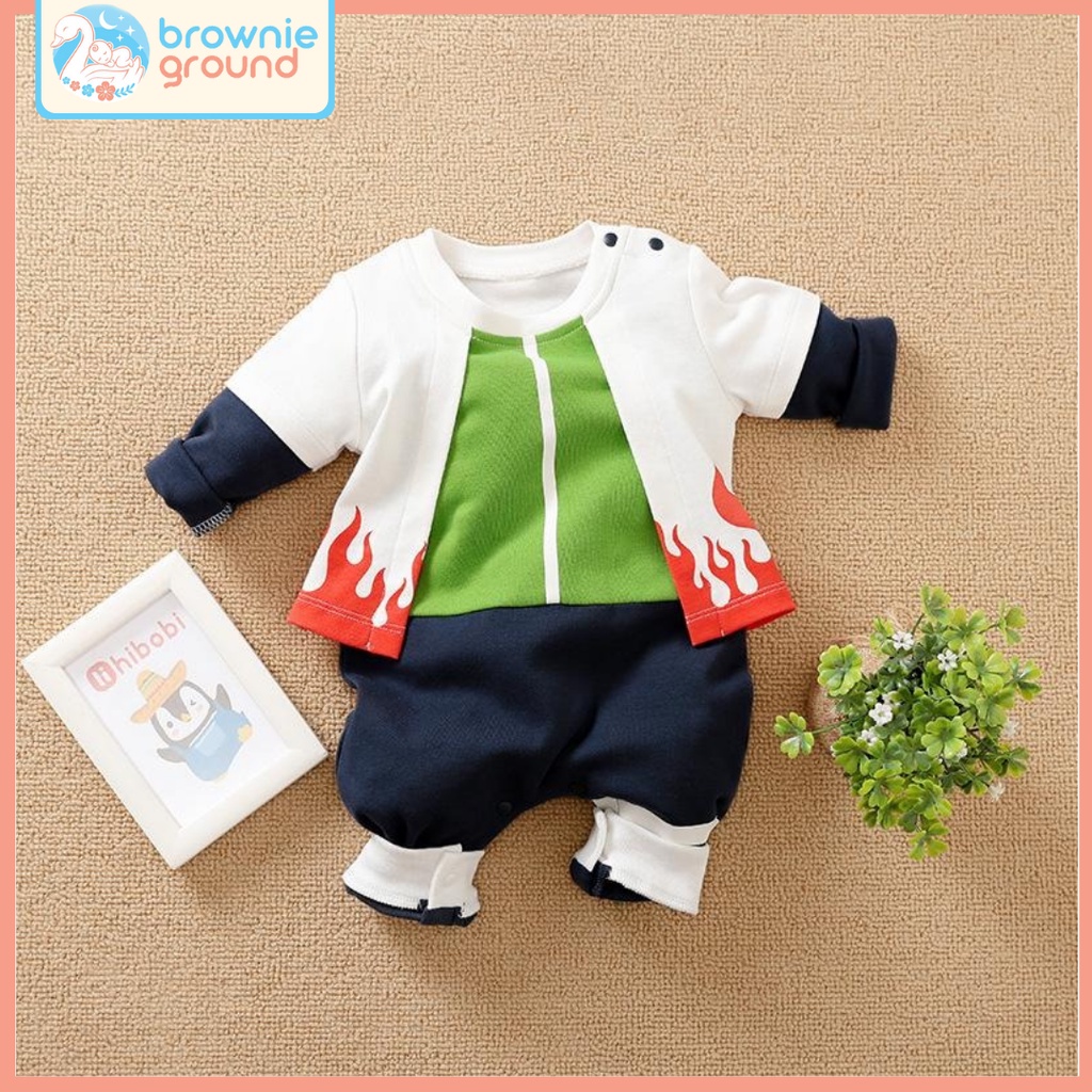 JUMPER BAYI LENGAN PANJANG 0-24BULAN / JUMPER BAYI MOTIF NARUTO HOKAGE / BAJU BAYI KARAKTER / BA-855