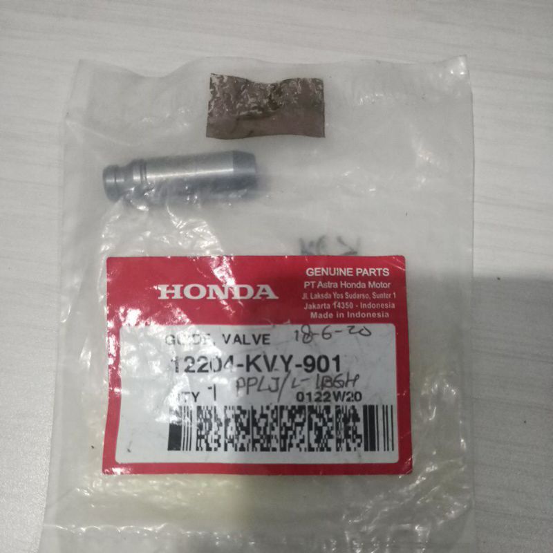 BOTOL KLEP VALVE GUIDE BEAT VARIO PN. 12204 KVY 901 ORIGINAL