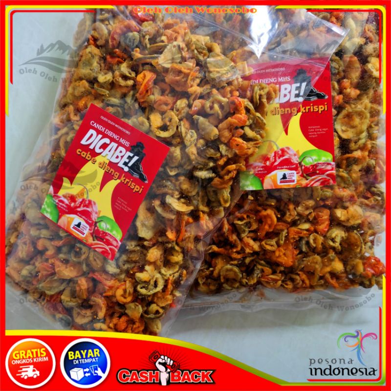 

KERIPIK CABAI DIENG 500GRAM