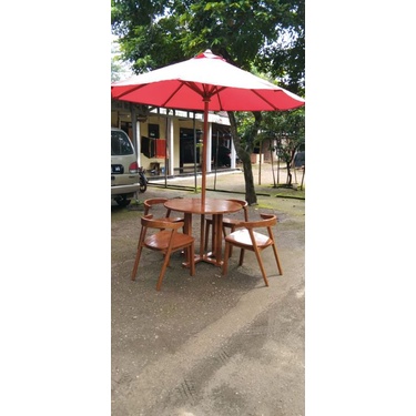 set meja payung taman outdoor
