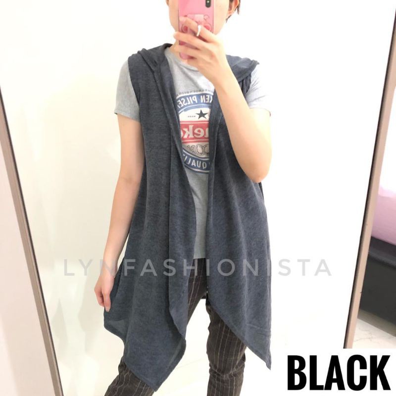 LYNFASHIONISTA-OUTER WANITA HOODIE RAJUT PREMIUM/KARDIGAN TOPI KUPLUK MURAH/LALUNA