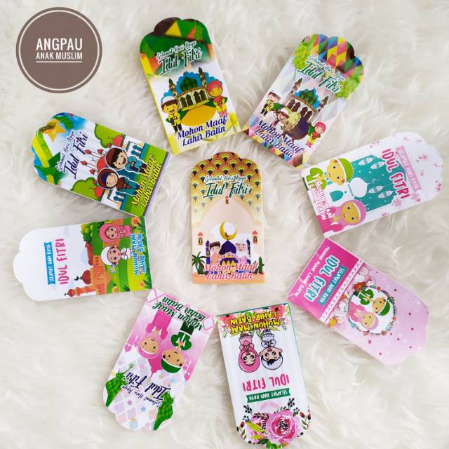 

9 Pack // 10.000 dapat 9 Pack Angpau Lebaran LUCU