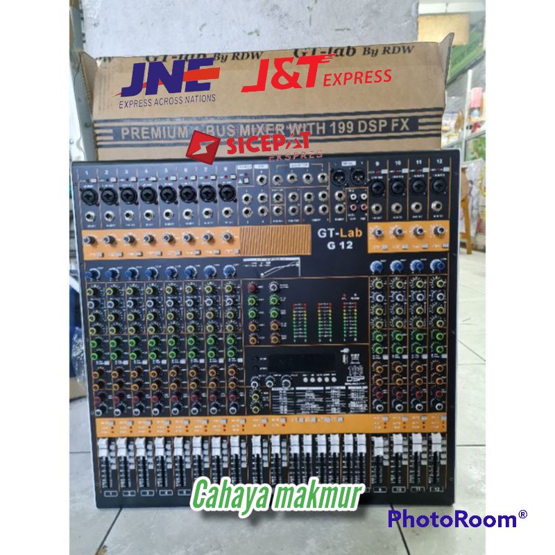 GT LAB Mixer G12 Original - 12 Channel Bluetooth USB GT LAB G12