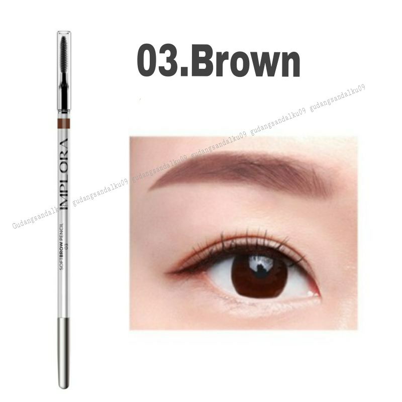 Pensil Alis Implora - Soft Brow Pencil 100% ORIGINAL