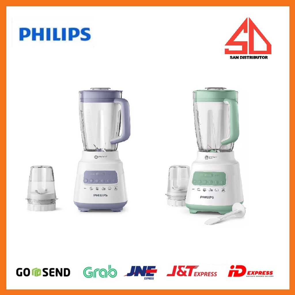 Blender PHILIPS Plastik 2L HR-2221 Garansi Resmi ori hr2221 2 liter