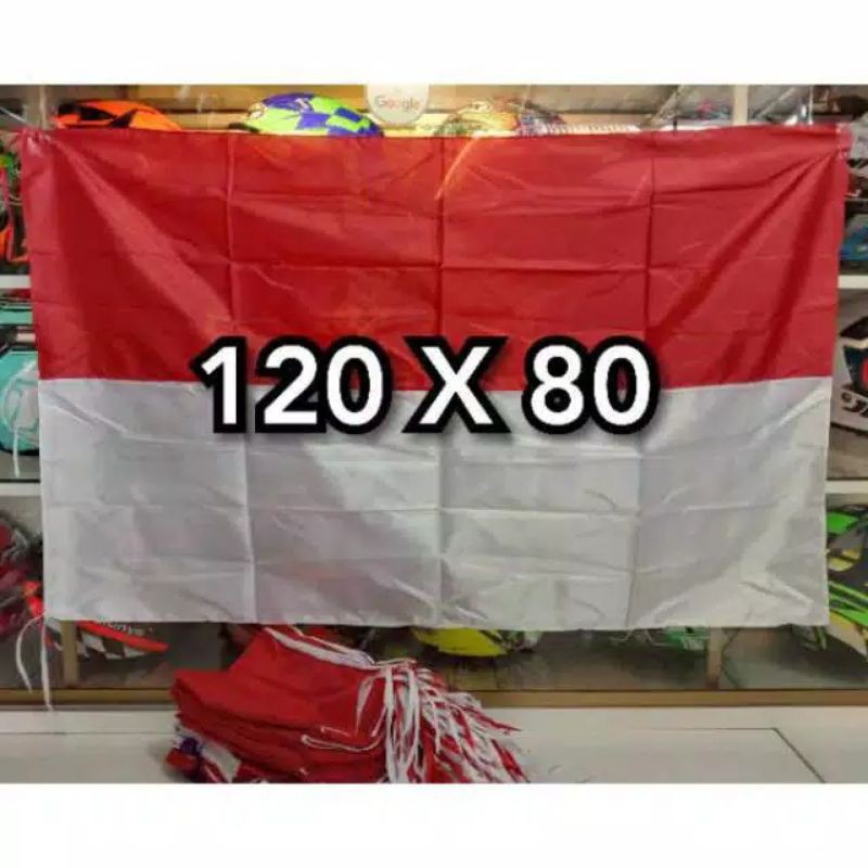 Bendera Kain Merah Putih Ukuran besar kecil tanggung bendera umbul umbul agustusan kain polyester