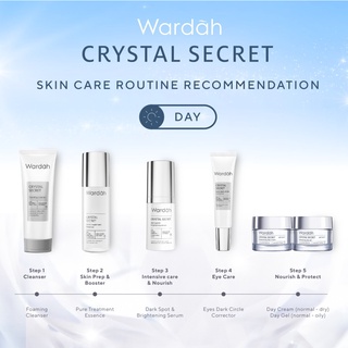 Jual Paket Wardah Crystal Secret Komplit In Pcs Whitening Series Wardah White Secret