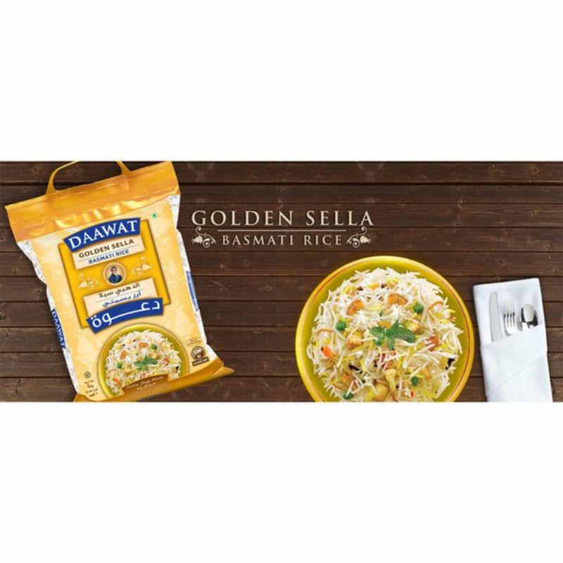 Daawat Beras Basmati Rice Golden Sella Classic 5 kg