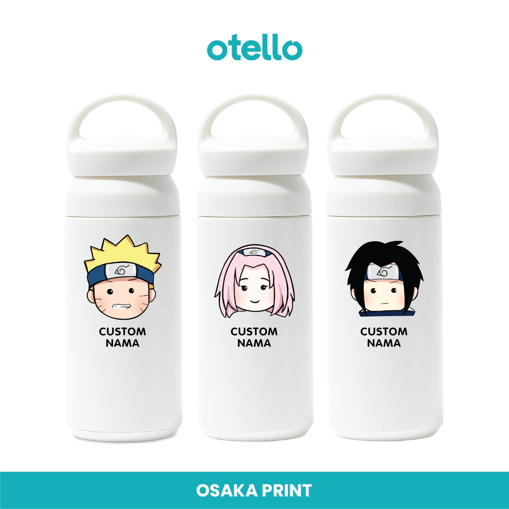 Custom Tumbler Naruto Tokyo Anime Cetak Print Botol Minum Hadiah Anak Thumbler Tamblr