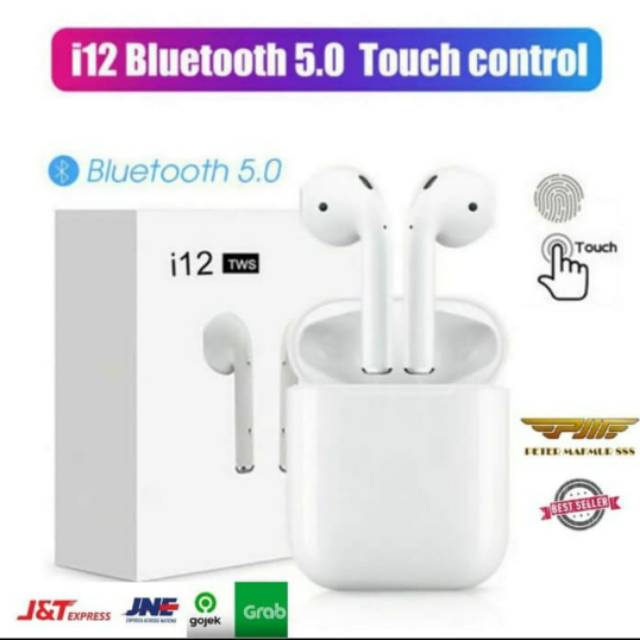 Earphone Bluetooth 5.0 / Earphone Bluetooth i12