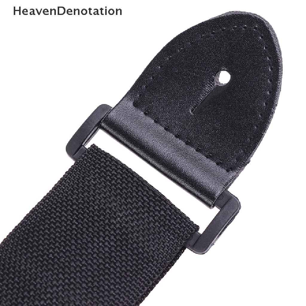 (Heavendenotation) Strap Gitar Universal Bahan Nilon + Kulit Pu Ukuran 68cm - 124cm