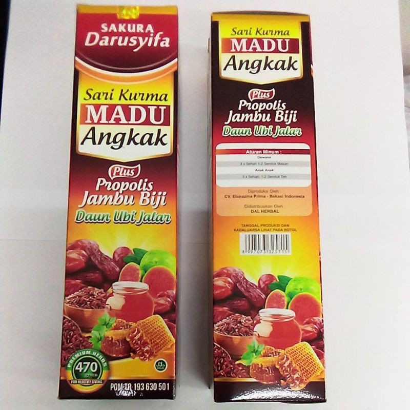 

Sari kurma madu angkak plus propolis