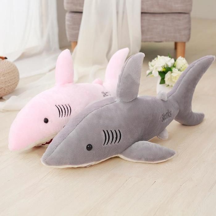 Boneka Hiu Shark Jumbo Imut Lucu Murah Bahan Halus Dan Empuk Standar SNI