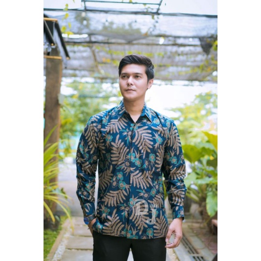 Baju Batik Pria Slim fit TjGrup Keris Sayap Merah Mahal Batik Soloan Lengan Panjang Pendek Batik Jum