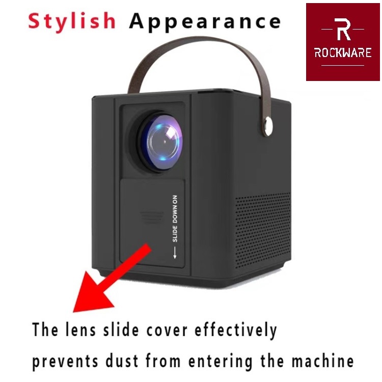 ROCKWARE BLJ-888A Android 9.0 Version - HD Projector 4000 Lumens